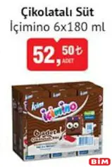 İÇİM İÇİMİNO ÇİKOLATALI SÜT 6X180 ML
